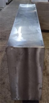 Ποτηριέρα Ανοιχτή Ανοξείδωτη Χωρίς Πόρτες 180x34x70Cm Μεταχειρισμένη